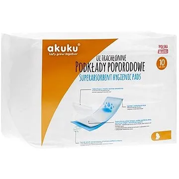 AKUKU jednorázové poporodní vložky 10 ks (5907644003693)