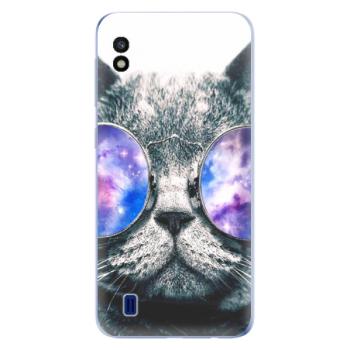 Odolné silikonové pouzdro iSaprio - Galaxy Cat - Samsung Galaxy A10