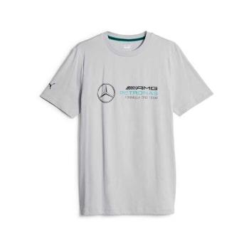 Puma MERCEDES-AMG PETRONAS F1 TEAM ESSENTIALS TEE Pánské triko, šedá, velikost