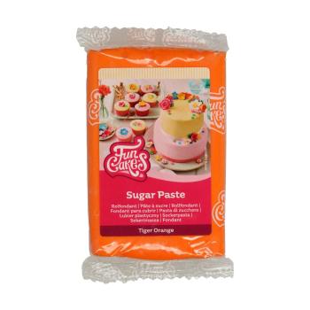 Cakesupplies Oranžová Potahovací hmota Tiger Orange 250 g