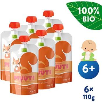 SALVEST Muuti BIO Mango s mrkví a rakytníkem 6× 110 g (4740073076019)