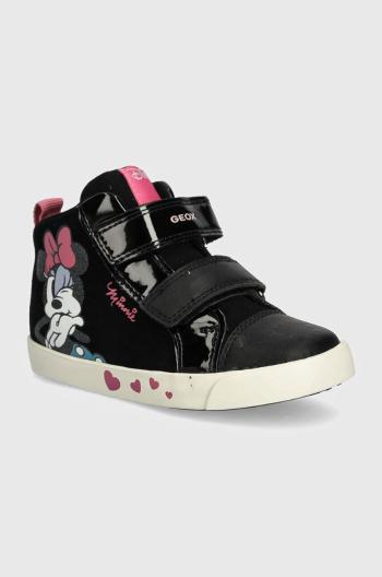 Dětské sneakers boty Geox KILWI černá barva, B46D5B.022HH