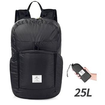 Naturehike ultralight sbalitelný batoh 25l černý (6927595725092)