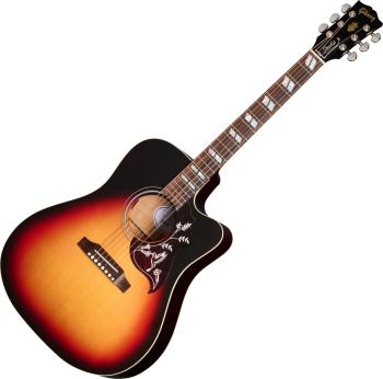 Gibson Hummingbird Studio EC Tri-Burst Satin Elektroakustická kytara Dreadnought