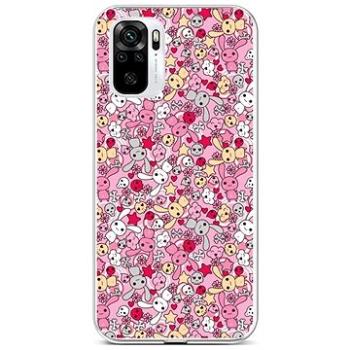 TopQ Xiaomi Redmi Note 10 silikon Pink Bunnies 59000 (Sun-59000)