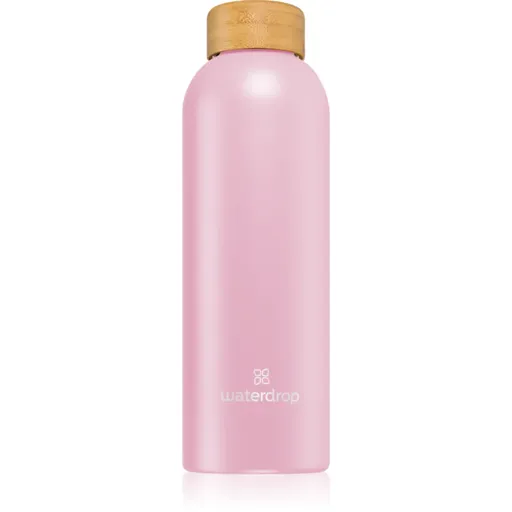 Waterdrop Thermo Steel nerezová láhev na vodu barva Pastel Pink Matt 600 ml
