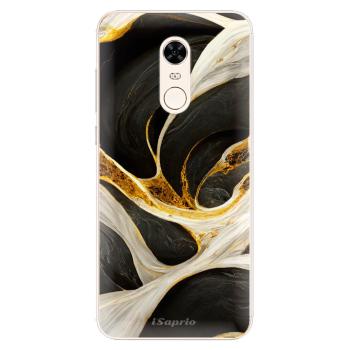 Silikonové pouzdro iSaprio - Black and Gold - Xiaomi Redmi 5 Plus