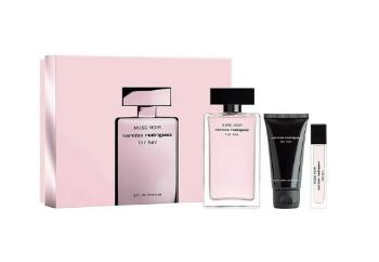 Narciso Rodriguez Musc Noir - EDP 100 ml + tělové mléko 50 ml + EDP 10 ml