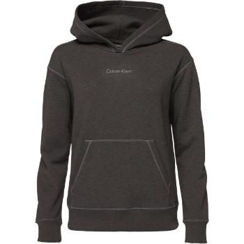 Calvin Klein PULLOVER HOODIE Dámská mikina, tmavě šedá, velikost