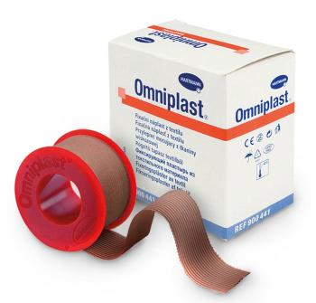 Omniplast Náplast textilní 5 cm x 5 m cívka 1 ks