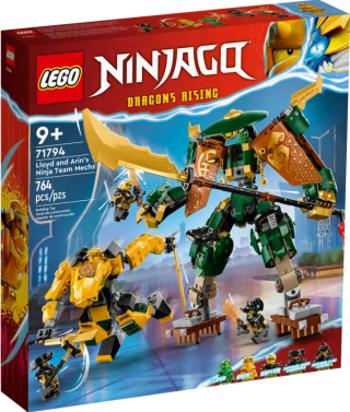 LEGO Ninjago 71794 Lloyd, Arin a jejich tým nindža robotů