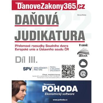 Daňová judikatura (III.) (999-00-034-5008-1)