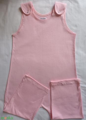 98-104-110-es Kánikula tipegő hálózsák vékony pólópamut nincs láb rózsa