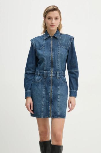 Džínové šaty G-Star Raw modrá barva, mini, D25362-D301