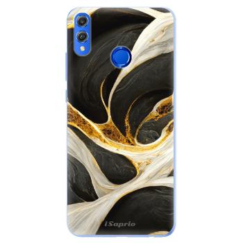 Silikonové pouzdro iSaprio - Black and Gold - Huawei Honor 8X