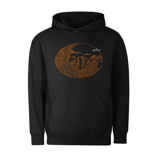 Bontis Mikina MOUNTAINS - Černá | XL