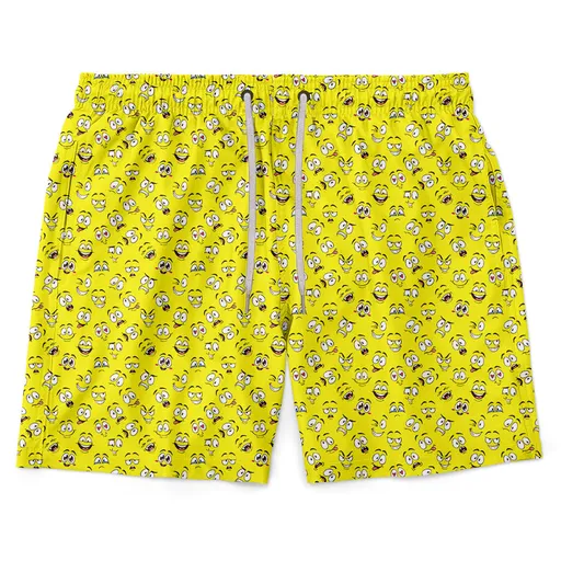 Pánské plavky short – Emoticon (Velikost: XL)