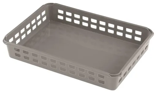 Plastový košík HEIDRUN 35x25x6cm MIX barev