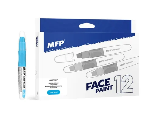 Barvy na obličej MFP světle modrá