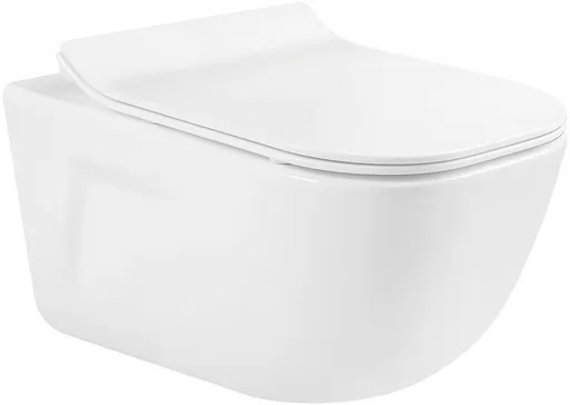 MEXEN/S MARGO závěsná WC mísa včetně sedátka s slow-slim, duroplast, bílá 30420800