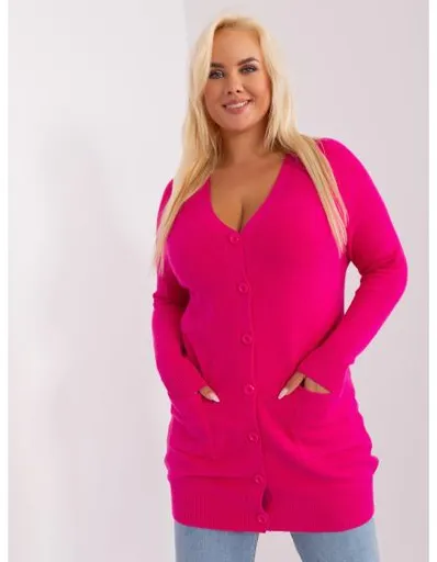 Fuchsiová pruhovaná blůza s rolákem Elisee RUE PARIS