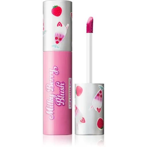 I Heart Revolution Milkshake Milky Berry Blush multifunkční líčidlo na rty a tváře odstín Strawberry Shake 10 ml