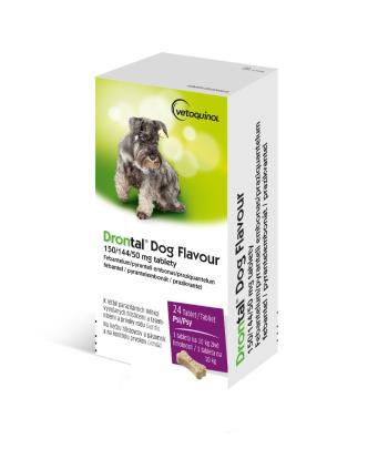 Drontal Dog Flavour 150/144/50 mg 24 tablet