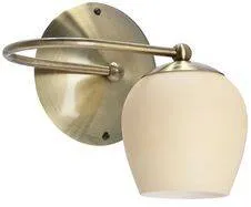 Nástěnná lampa Serano patina 1x60W E27 krémové stínidlo