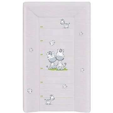 Ceba Baby Podložka měkká 80 cm trojhranná – Zebra šedá (5907672329352)
