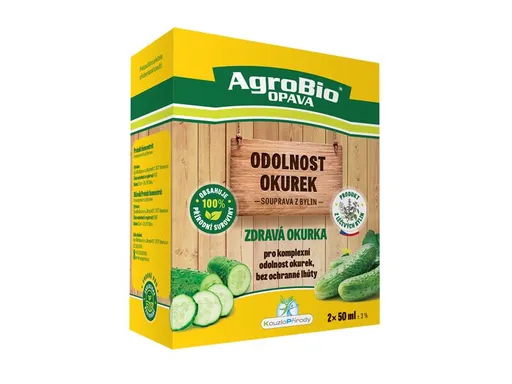 Přípravek pro odolnost okurek AGROBIO Zdravá Okurka 2x50ml - rozbaleno - expirace 11. 3. 2026