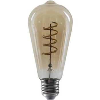 LED Spiral Filament žárovka Amber ST64 4W/230V/E27/1800K/270Lm/360°/Dim (CONDI4WWSDIMAM)