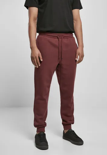 Urban Classics Basic Sweatpants cherry - M