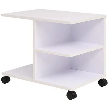 Shumee Pojízdná polička 50×35×42 cm bílá, 245724 (245724)