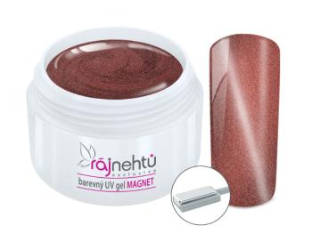 Ráj nehtů Barevný UV gel CAT EYE MAGNET - Red 5 ml