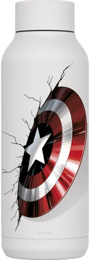 Nerezová termoláhev Solid, 510ml, Quokka, Captain America