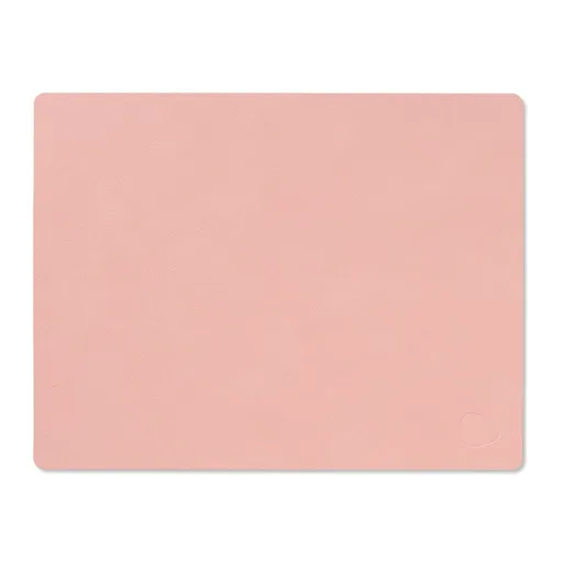 Prostírání SQUARE NUPO 26 x 34 cm, růžová, kůže, LIND DNA