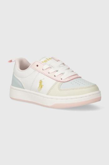 Dětské sneakers boty Polo Ralph Lauren růžová barva