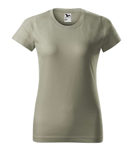 MALFINI Dámské tričko Basic - Světlá khaki | XL