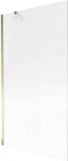 MEXEN/S Next vanová zástěna FIX 100 x 150, proužky, zlatá 895-100-000-00-09-50