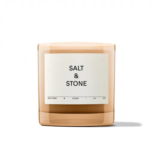Salt & Stone Candle Saffron & Cedar parfémová svíčka 240 g