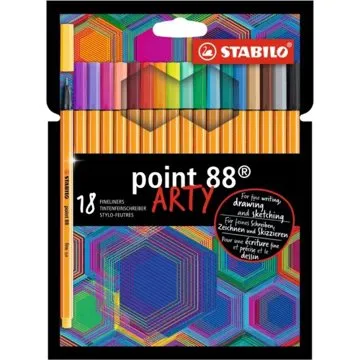 STABILO Point 88 ARTY 18 barev (4006381557450)
