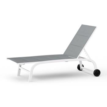Blumfeldt Lounger Limala XXL, lehátko, nosnost 160 kg, 5stupňové polohovatelné opěradlo, kolečka