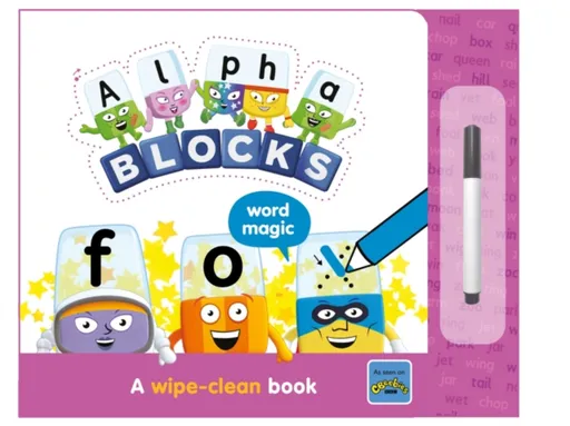 Alphablocks Word Magic: A Wipe-Clean Book - Alphablocks