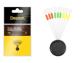 Delphin Zarážky Stick Colored Rubber Stopper M