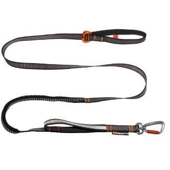 NON-STOP DOGWEAR TOURING BUNGEE ADJUSTABLE LEASH Vodítko, tmavě šedá, velikost