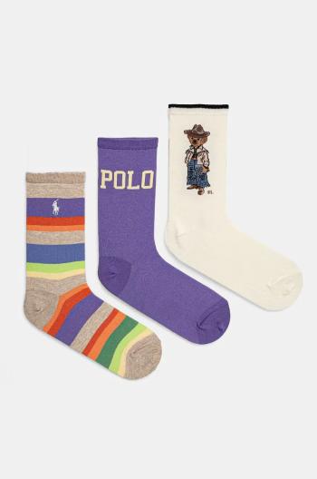 Ponožky Polo Ralph Lauren 3-pack dámské, 455955248