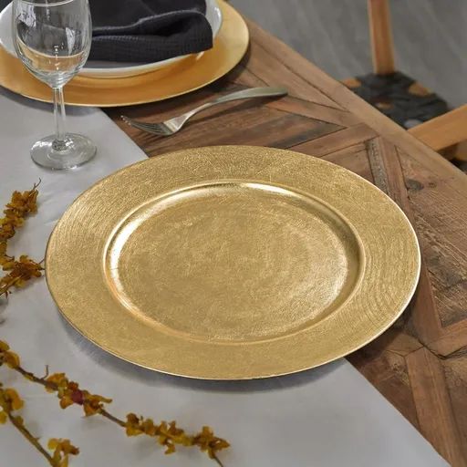 Boltze Dekorační talíř, zlatý