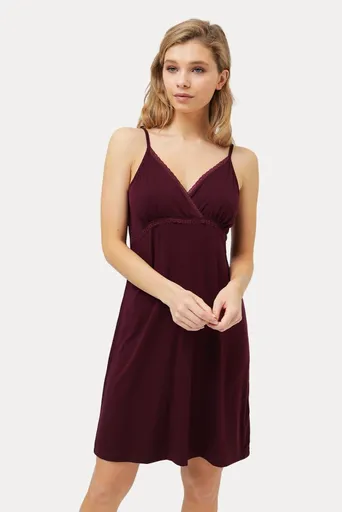 Dámská bambusová košilka JESSICA XL Bordó