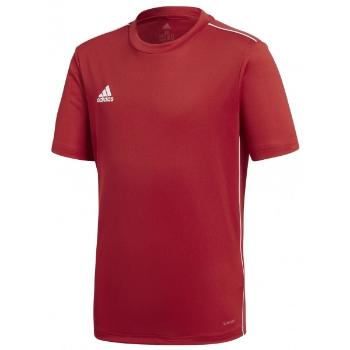 adidas CORE 18 JERSEY Juniorský fotbalový dres, červená, velikost