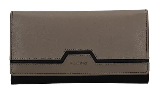 Dámská kožená peněženka Lagen BLC/4787/720 Black/taupe